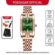 POEDAGAR Genuine Ladies Watch Stainless Steel Strap Waterproof 365