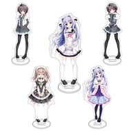 Standee 9-nine anime game character model acrylic study desk decoration 15cm Kujo Miyako Niimi Sora 
