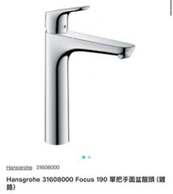 Hansgrohe 31608000 Focus 190 單把手面盆龍頭