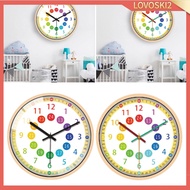 [Lovoski2] 12 Inch Telling Time Teaching Clock Children Clock,for kids children room,