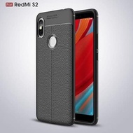 SOFTCASE CASE AUTOFOCUS XIAOMI REDMI S2 -LEATHER CASE FOCUS CASE BLACK