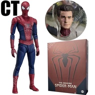 CT Andrew Garfield Spiderman Action Figure Peter B Parker SHF The Amazing Spider-man Action Figure T