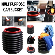 4L Multifunctional Dustbin Foldable Home Container Barrel Trash Bin Storage Bucket Tong Sampah Air