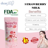 DEAR FACE Beauty Milk Collagen Drink Melon Strawberry Cream Slimming Avocado Glow Whitening Fyang