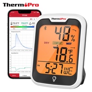 เครื่องวัดอุณหภูมิและความชื้นภายในและนอกบ้านแบบดิจิตอล ThermoPro TP-358 Indoor Outdoor Digital Hygro