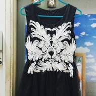 Tutu dress with elaborate embroidery