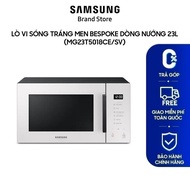 [MIỄN PHÍ VẬN CHUYỂN] Lò vi sóng tráng men Samsung Bespoke Dòng nướng 23L MG23T5018CE/SV