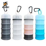KOZEEY Stackable Food Container with 4 Compartments for Protein, Usable in The Gym