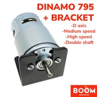 PACKAGE !!!! DC Motor Dynamo 795 + BRACKET