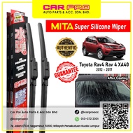 Toyota Rav4 Rav 4 XA40 2012 - 2017 1 Pair MITA SILICONE COATING Aero Front Wiper Blade TWIN Set 16''