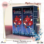 SHENAR LEMARI PAKAIAN 2 SISI MOTIF LEMARI BAJU LEMARI ANAK LEMARI KARAKTER 3D MULTIFUNGSI LEMARI SER