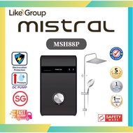 Mistral MSH88P/Instant Water Heater with Rain Shower & DC Pump