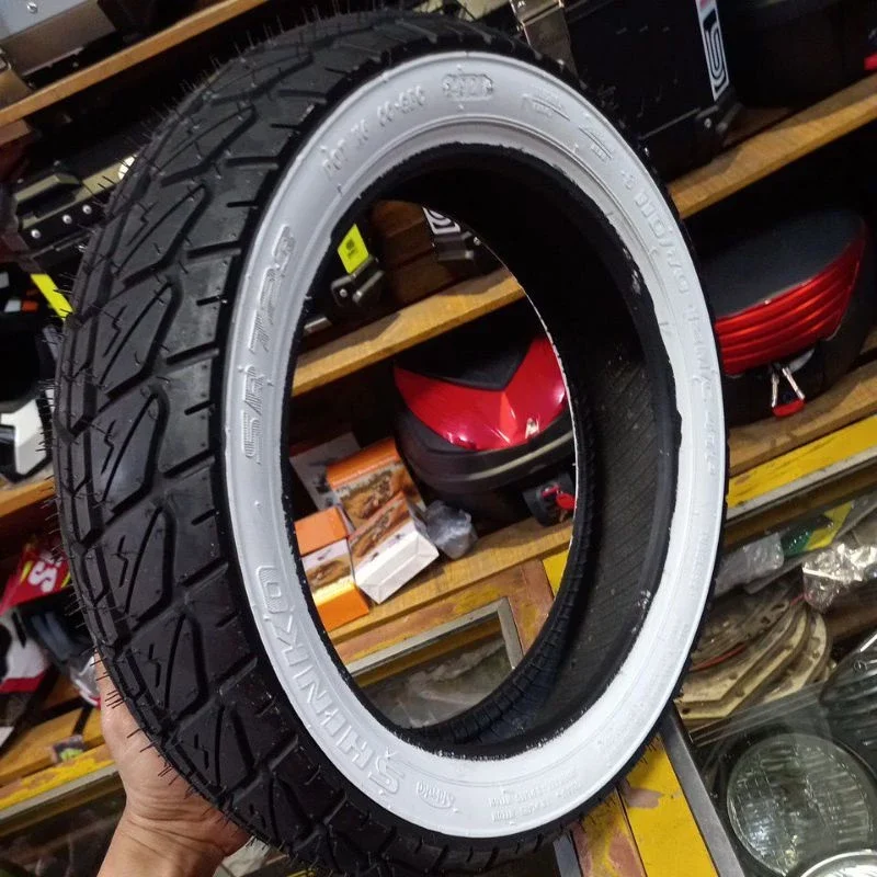 140/70-12/ 110/70-12120/70-12 or 130/70-12 SR723 White Side wall (Shinko) made in korea