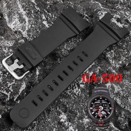 Waterproof Silicone Watch Band for Casio G-SHOCK GA-500 1A4J/7A GA500 for Electronic Watch Strap Rub