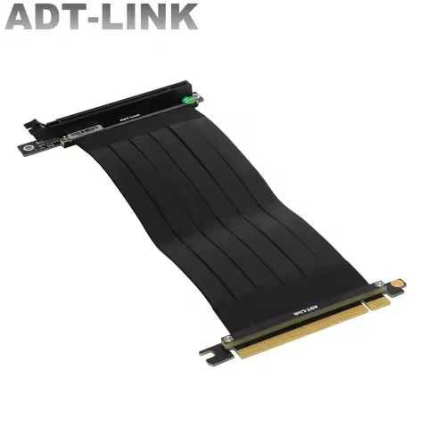 ADT-Link PCIE 3.0 x16 Graphics Card Extension Cable For Antec CoolMaster Video Card PCIe Vertical Ri
