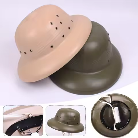 Vietnam Military Helmet Hats Men Plastic Waterproof Sun Hat Rain Jungle Outdoor