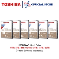 Toshiba N300 Nas 3.5" SATA Nas Internal Hard Disk Drive / HDD ( 4TB / 6TB / 8TB / 10TB / 12TB / 14TB