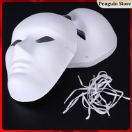 📎 Sturdy White Paper DIY Paintable Masks for Kids Ideal for Costume Parties Fashion Shows and Cospla
