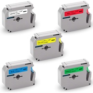 5 Pack M-K221 M-K421 M-K521 M-K621 M-K721 MK Series Tape Compatible with Brother P-Touch PT 70BM M95