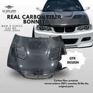 100% Original Real Carbon Fiber GTR Design Bonnet Hood BMW 3 Series E46 M3 1998-2005