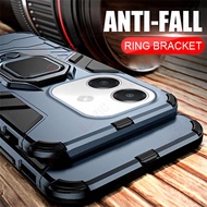 Roazic Cho Oppo A3/A3x/A3 5G Trường Hợp Chống Rơi Cứng PC Điện Thoại Bìa 360 Kim Loại Xoay Hút Xe Ch