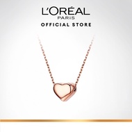 [GWP - NOT FOR SALE] CELOVIS Amora Love Heart Pendant in Rose Gold Chain Necklace - gimmick