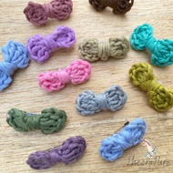 Mini ribbon Knit Brooch (12 pcs) Mini ribbon Brooch