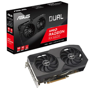 การ์ดจอ VGA (การ์ดแสดงผล) ASUS DUAL RADEON RX 6600 V2 8GB GDDR6 (DUAL-RX6600-8G-V2)