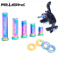 Titanium M6 C Brake Calipers Bolt w/Washer Oil Slick bike 10/15/20/25/30/40mm (2pcs in pack)