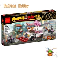 YIB hobby LH5X Compatible with Monkie Kid 80009 MonkeyKid：Pigsy's Food Truck Building blocks toys EQ