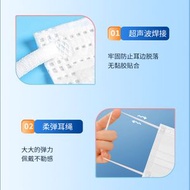 一次性醫用外科口罩獨立包裝 成人三層防護 防菌防飛沫 獨立裝- 100支醫用外科口罩共1袋 均碼