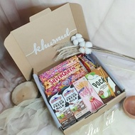 Hadiah Wisuda | Valentine Snack Box | Free Gift Card | Gift Box Snack