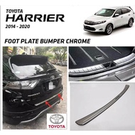 Toyota Harrier Xu30 Xu60 Stainless Steel Rear Outer Bumper Protector Plate