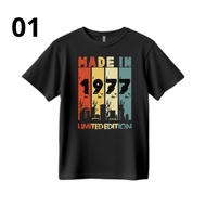 KATUN Birth Year T-shirt 1977 Cotton material