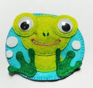 訓練眼罩 弱視矯正 眼罩 Patch Eye  單眼左右更換式遮眼罩-青蛙