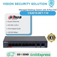 Dahua Switch DH-CS4010-8ET-110 10 Port 8 PoE Cloud Managed Desktop - Official Warranty