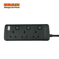 NARKEN Safety Socket 3 Pin 3000W Black