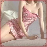 Piyama seksi tanpa lengan, pakaian tidur wanita, jubah wanita, pakaian santai wanita, piyama，baju ti