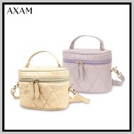 AXAM by Audi Marissa Combo Jim Shoulder Bag Ivory and Lilac For Women Shoulder Bag CMB02