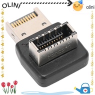 OLINI Right Angle USB Type E Adapter, Plug and Play 90 Degree USB3.1 TYPEE Adapter, Durable Right An