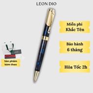 Gift PARKER Pen - Sign Pen, Name Engraving Pen, Leon Dio Lapis Lazuli Blue Writing Pen, 0.7mm Nib, Rotating Ballpoint Pen, Used As A Gift