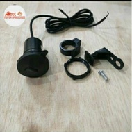 HP Round model usb cellphone charger 2.1A 9 volt - 24 volt waterproof for all motorbikes and cars