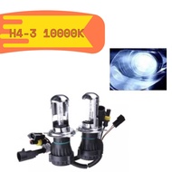 PL  XENON  หลอดไฟ XENON HID เฉพาะหลอด 1คู่ พร้อม H4slide ขั้วH4-H/L มีค่าสี 4300K 6000K 8000K 10000K