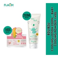 BZU BZU COOLING LOTION 200ML + BABY COOLING POWDER 140G + ULTRA GENTLE BABY WIPES 80S + HEAD-TO-TOE 