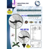 MAHITA 26" HEAVY DUTY INDUSTRIAL STAND FAN /MAHITA 26" WALL FAN