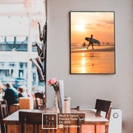 Sunset at Canggu Bali - PREMIUM POSTER + FIber Frame 42x60cm