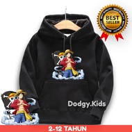 Jaket Anak laki Laki/Jacket LUFFY ONE PIECE Umur 2-12 tahun/Sweater Switer Anak Keren/Hoodie Hodie Anak Anak Terbaru