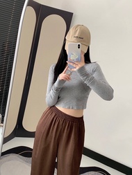 Sweet Cool Long Sleeve T-Shirt Womens Yoga Sport Top Spring Autumn 1uSwiftlyTech2.0 Casual Style rou