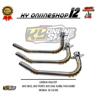 LIVE - STAINLESS STEEL EXHAUST NECK MIO M3 SOUL GT 125 FINO 125 MIO GT 125 X-RIDE 125 MIO Z MIO S FR