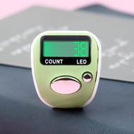 LED Luminous Finger Ring Mini Counter Electronic Counter Manual Ring Counter Small Portable Points